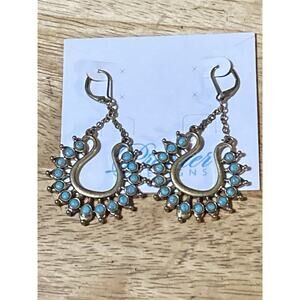Premier Designs Turquoise Arabian Dangle Earrings NWT Boho